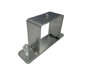 Opaska kwadratowa 100x100 mm dwustronna z blaszką - komplet