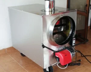 Piece grzewcze nadmuchowe - olejowe EKOPIEC serii P - INOX