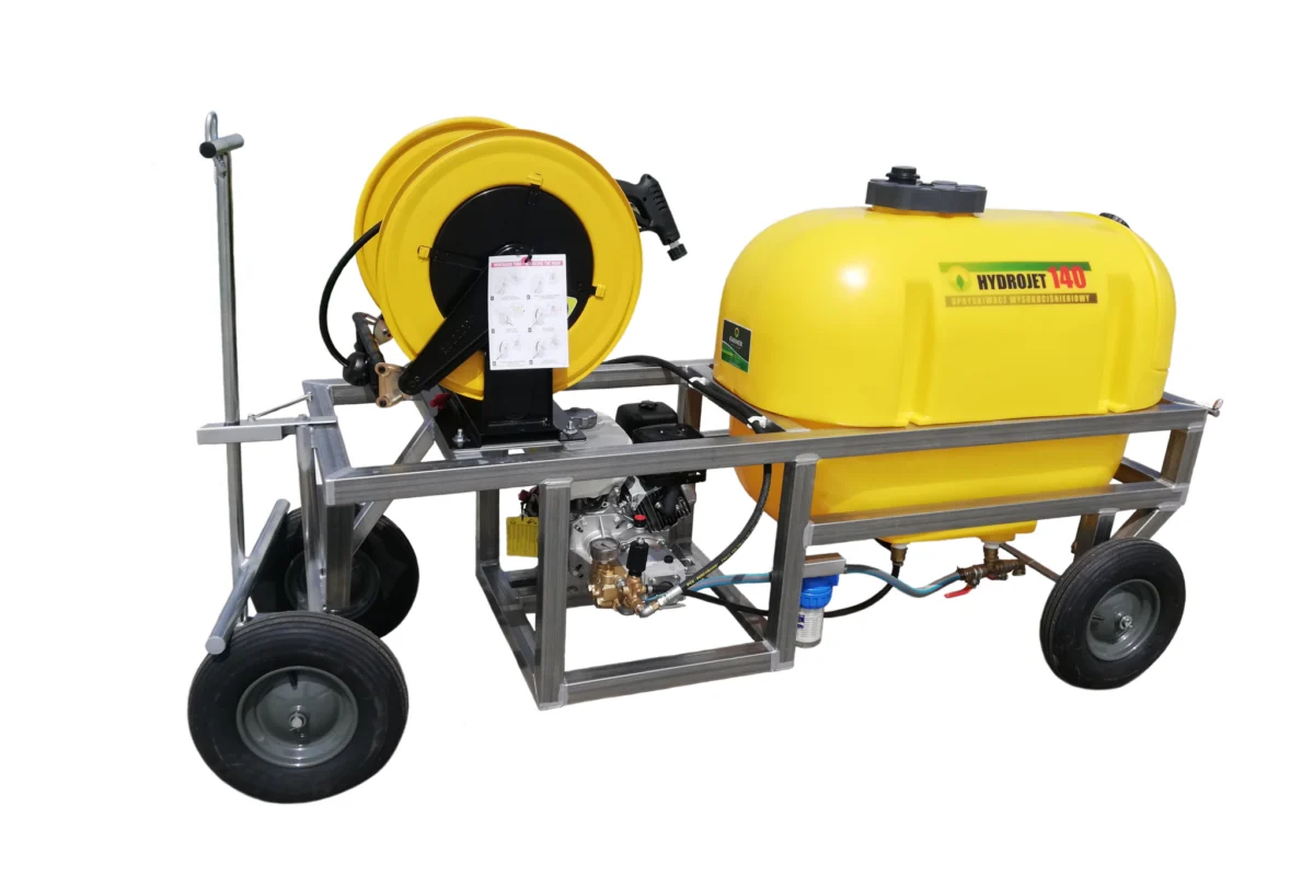 Opryskiwacz wysokociśnieniowy HYDROJET 140 z silnikiem spalinowym lub elektrycznym - obrazek 1