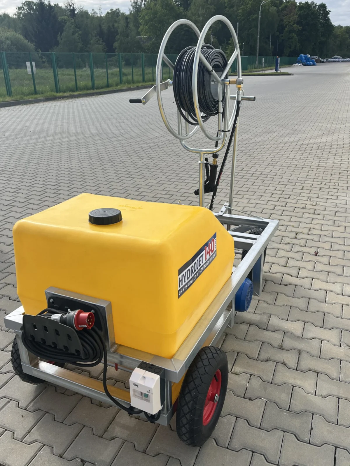 Opryskiwacz wysokociśnieniowy HYDROJET 140 z silnikiem spalinowym lub elektrycznym - obrazek 6