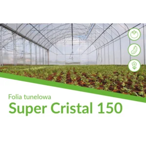 Folia tunelowa Super Cristal 180µm - rozmiar 8,6 m x 33 m - rolka(kopia)