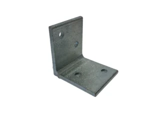 Kątownik ocynk 60x60x5,0 mm L=50 mm z czterema otworami ∅ 6,5 mm