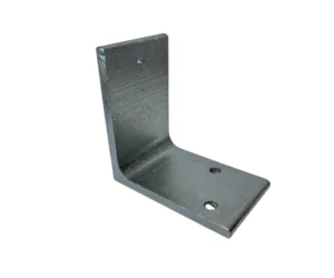 Kątownik ocynk 80x80x6,0 mm L=50 mm z trzema otworami ∅ 6,5 mm