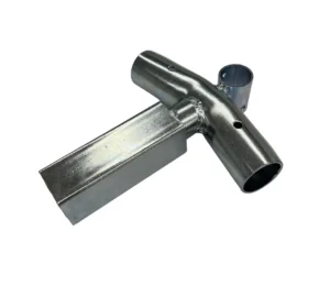 Łącznik kalenicowy czołowy Gotyk do rury 2" kalenica górą 5/4" i rura w dół 5/4"