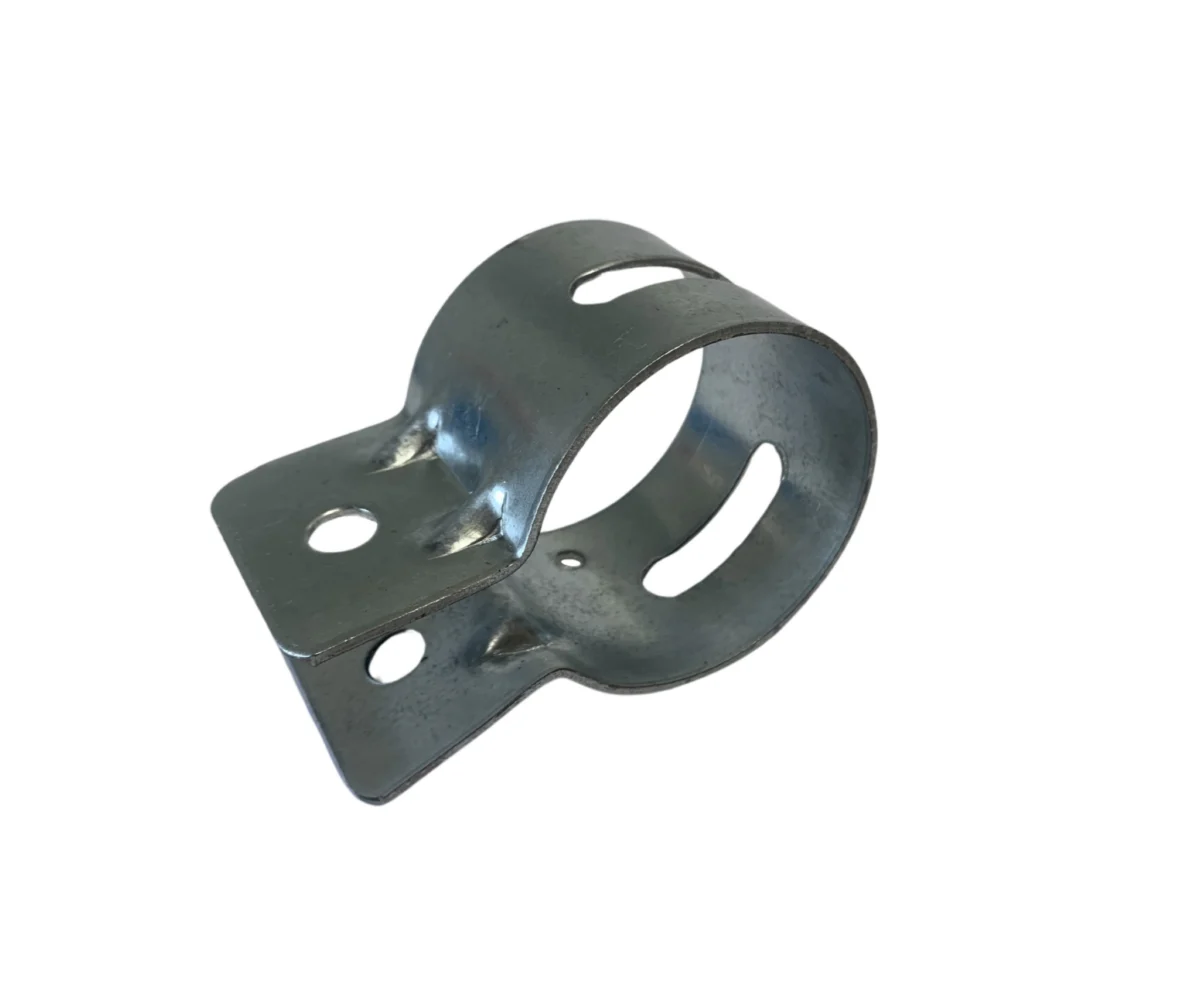 Opaska okrągła 2" (60,3 mm) z blachy 2 mm - 1 otwór - obrazek 1