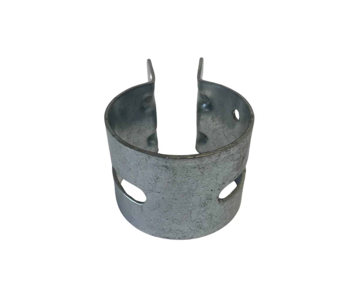 Opaska okrągła 2" (60,3 mm) z blachy 2 mm - 1 otwór - obrazek 2