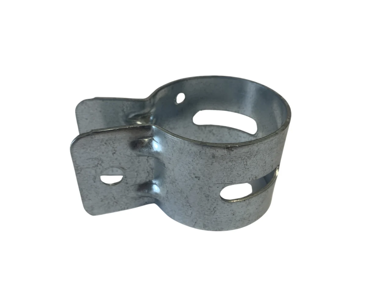 Opaska okrągła 2" (60,3 mm) z blachy 2 mm - 1 otwór - obrazek 3