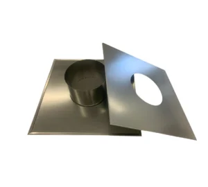 Przejście kominowe Ø 130 mm z zaślepką z blachy