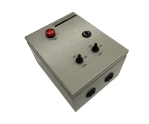 Skrzynka elektryczna 1 fazowa z wyposażeniem - 2 x sterowanie